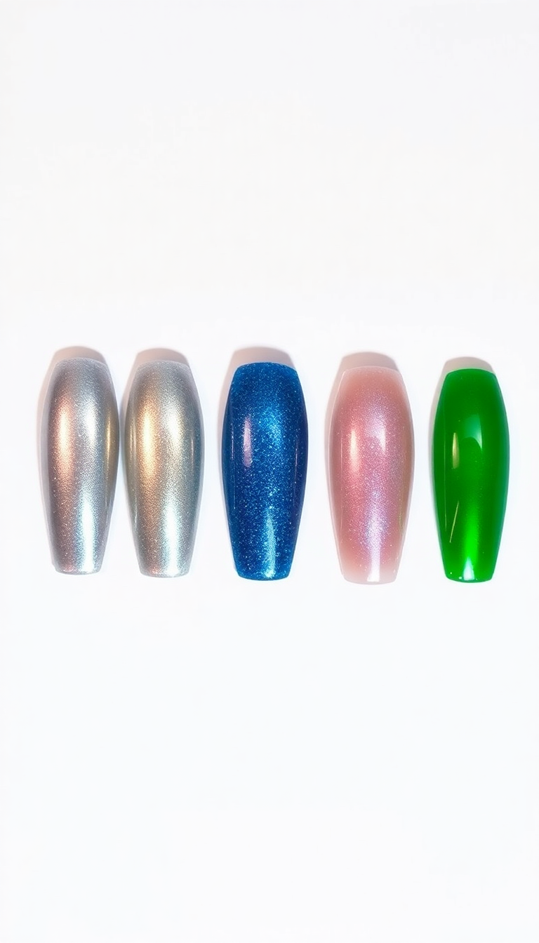 7. Using Metallic Polishes for Extra Shine