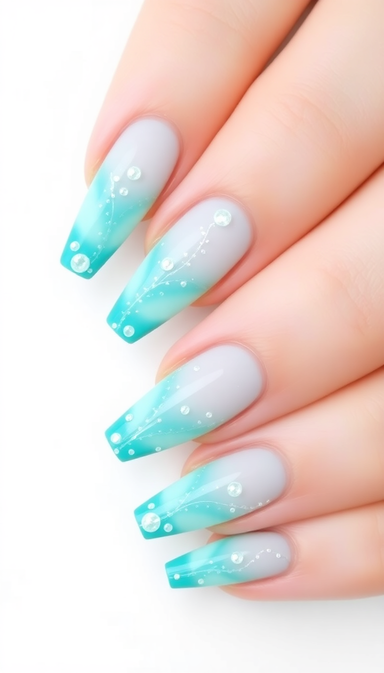 8. Cool Aqua Marine Tones