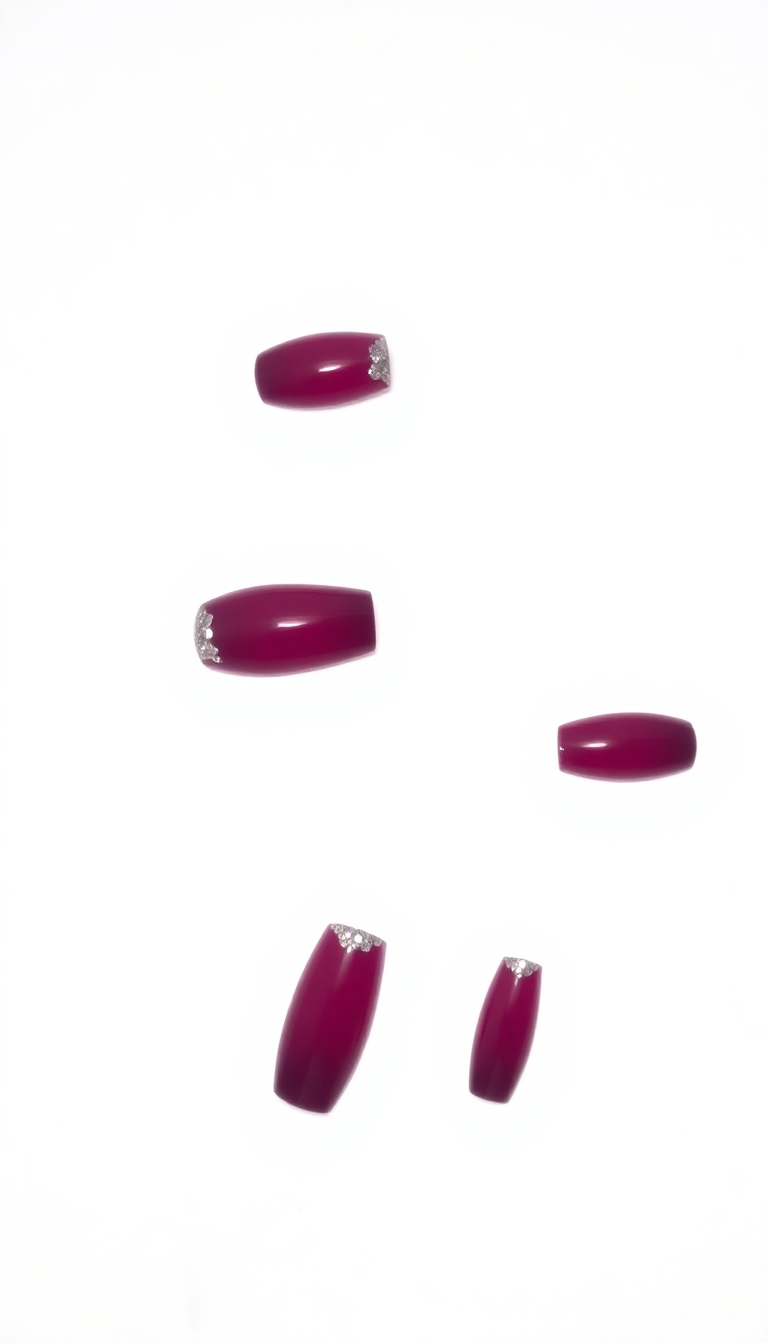 8. Deep Plum Elegance