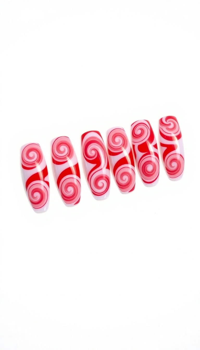 8. Playful Candy Cane Stripes