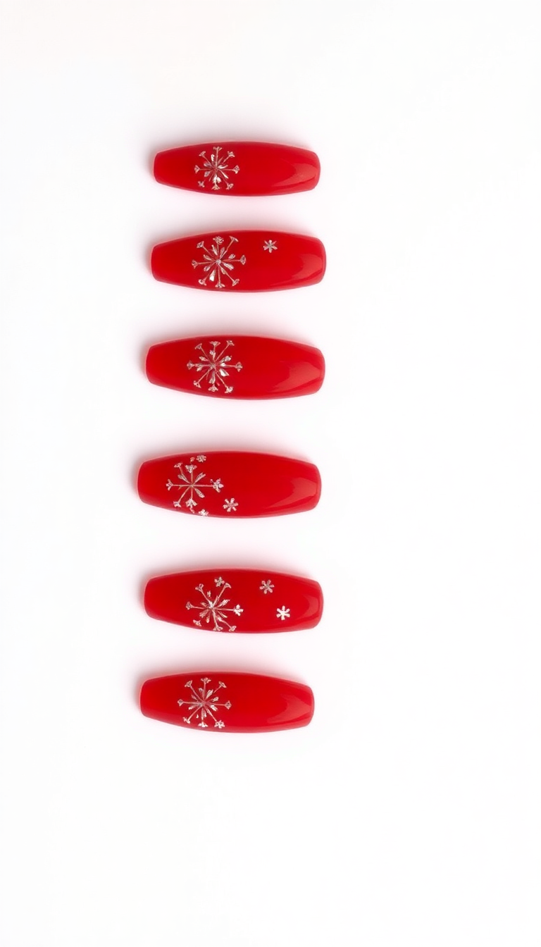 9. Bold Red Festive Touch