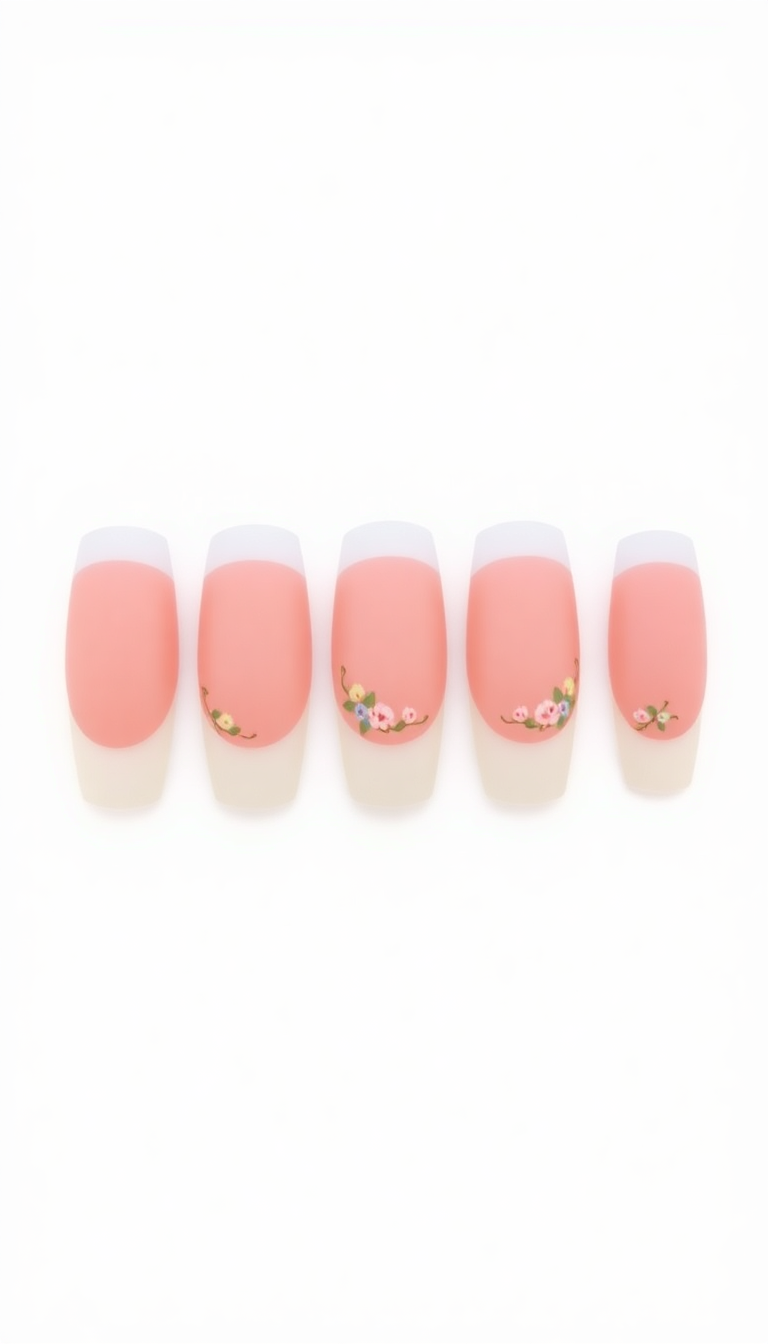 9. Classic French Manicure with a Twist