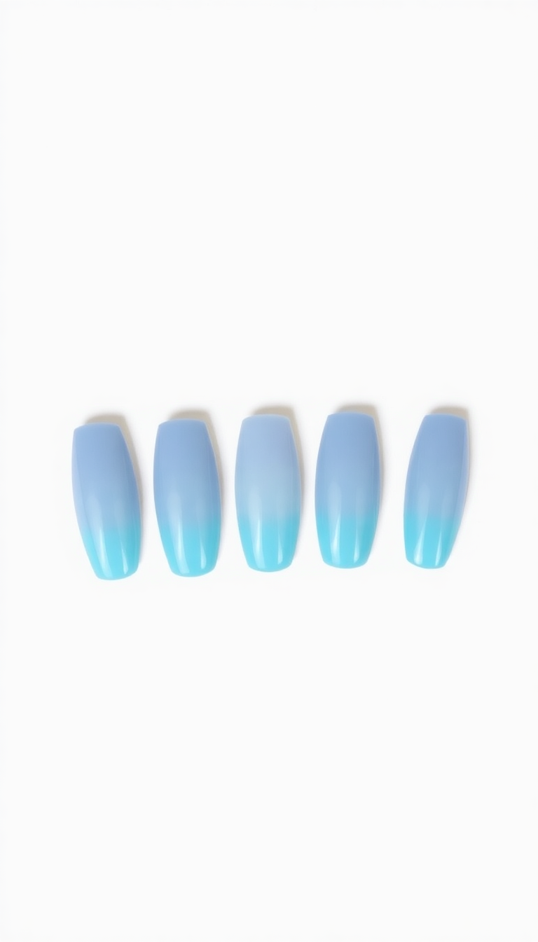 9. Icy Blue Ombre