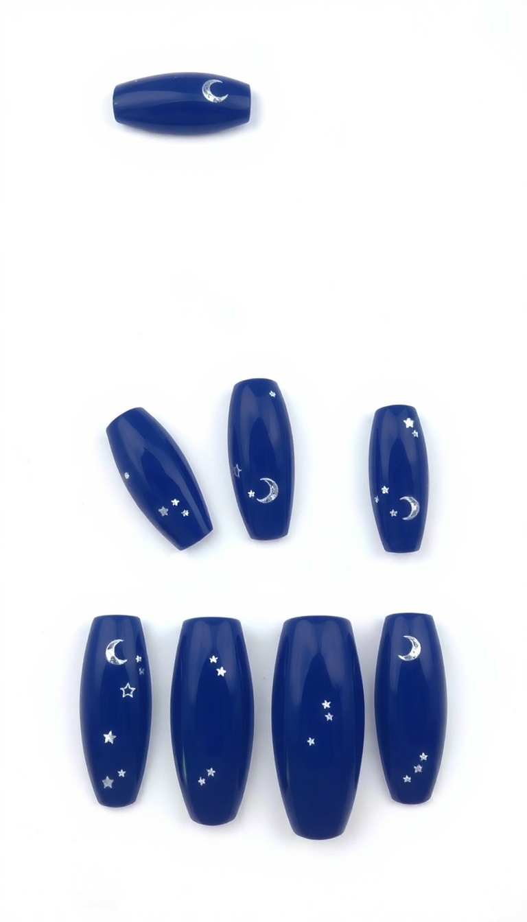 9. Twilight Blue with Moon Accents