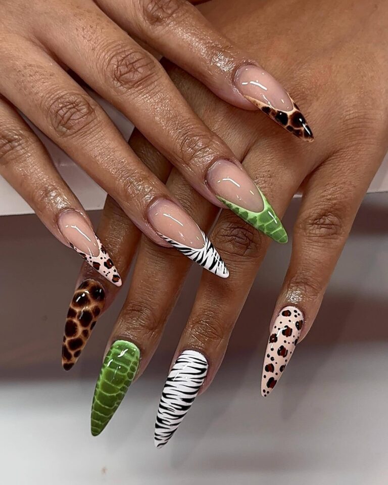 Animal Print Nails