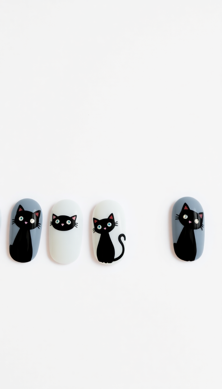 Black Cat Nails