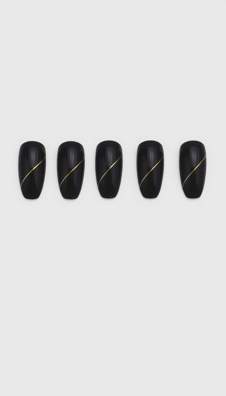 Black Press-On Nails