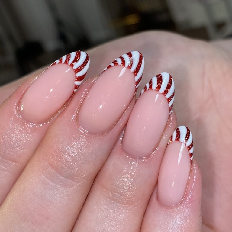 Candy Cane Nails