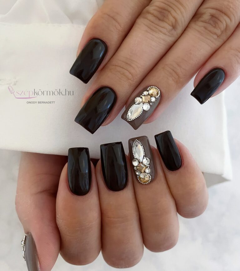 Chocolate Brown Nails