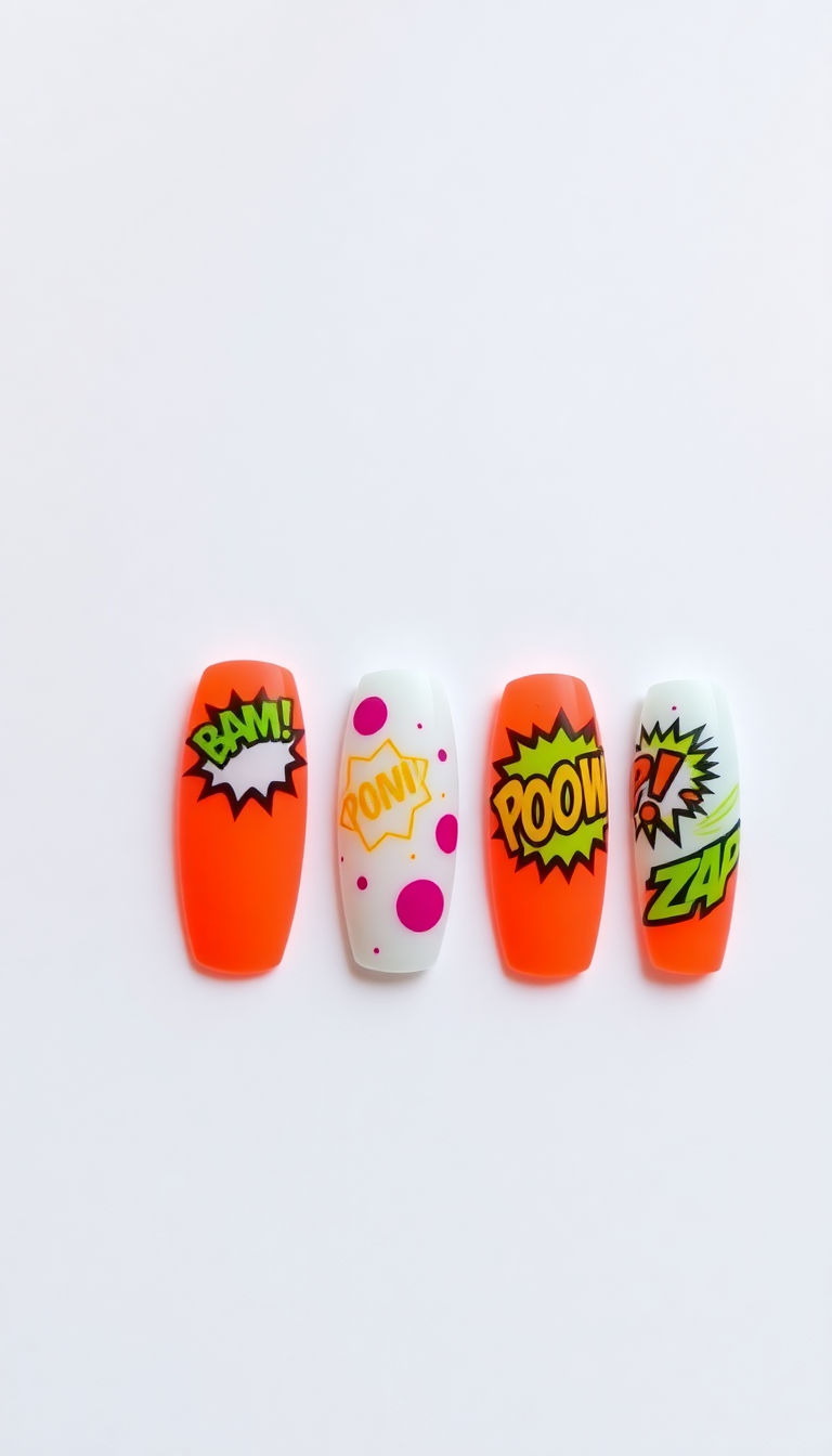 Comic Nail Art