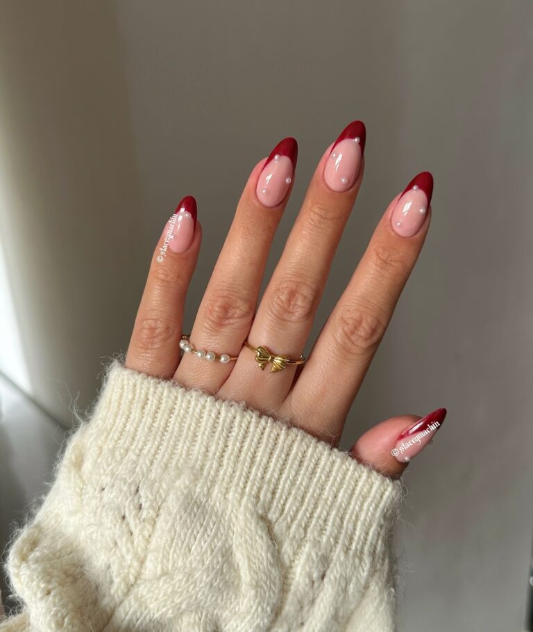 Festive French Tips