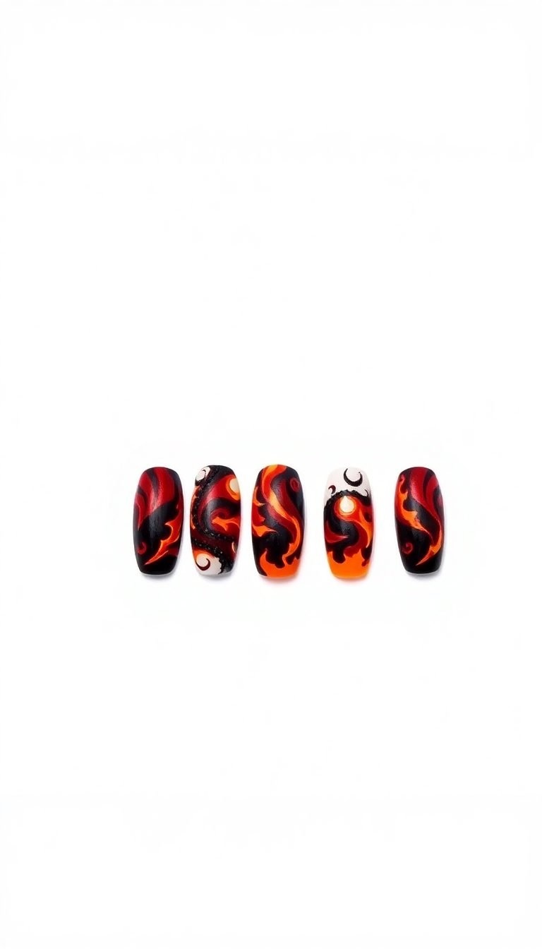 Flame Nails