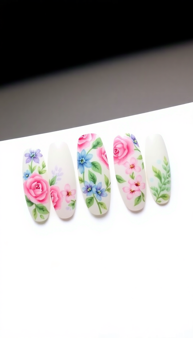 Floral Nail Art