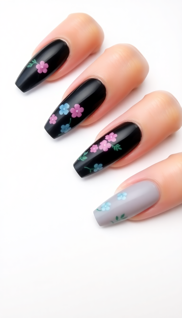 Floral Nail Art