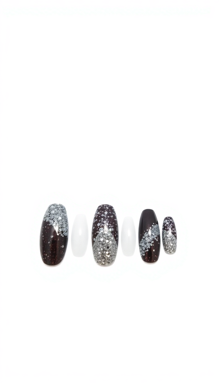 Glitter Press-On Nails