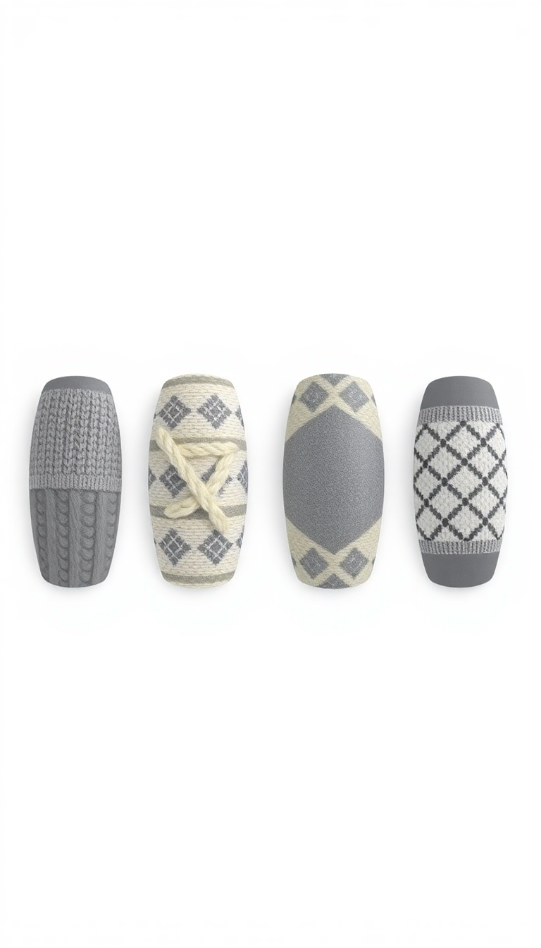 Knit Nail Designs