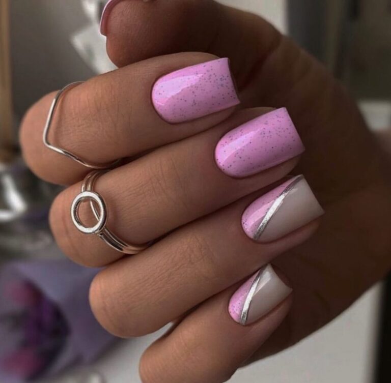 Pink Nail Design