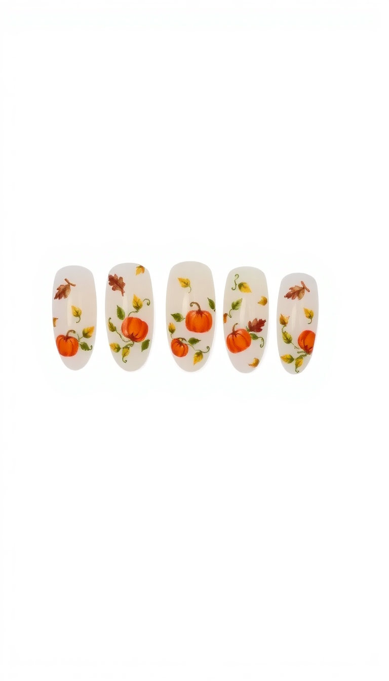 Pumpkin Nail Stickers