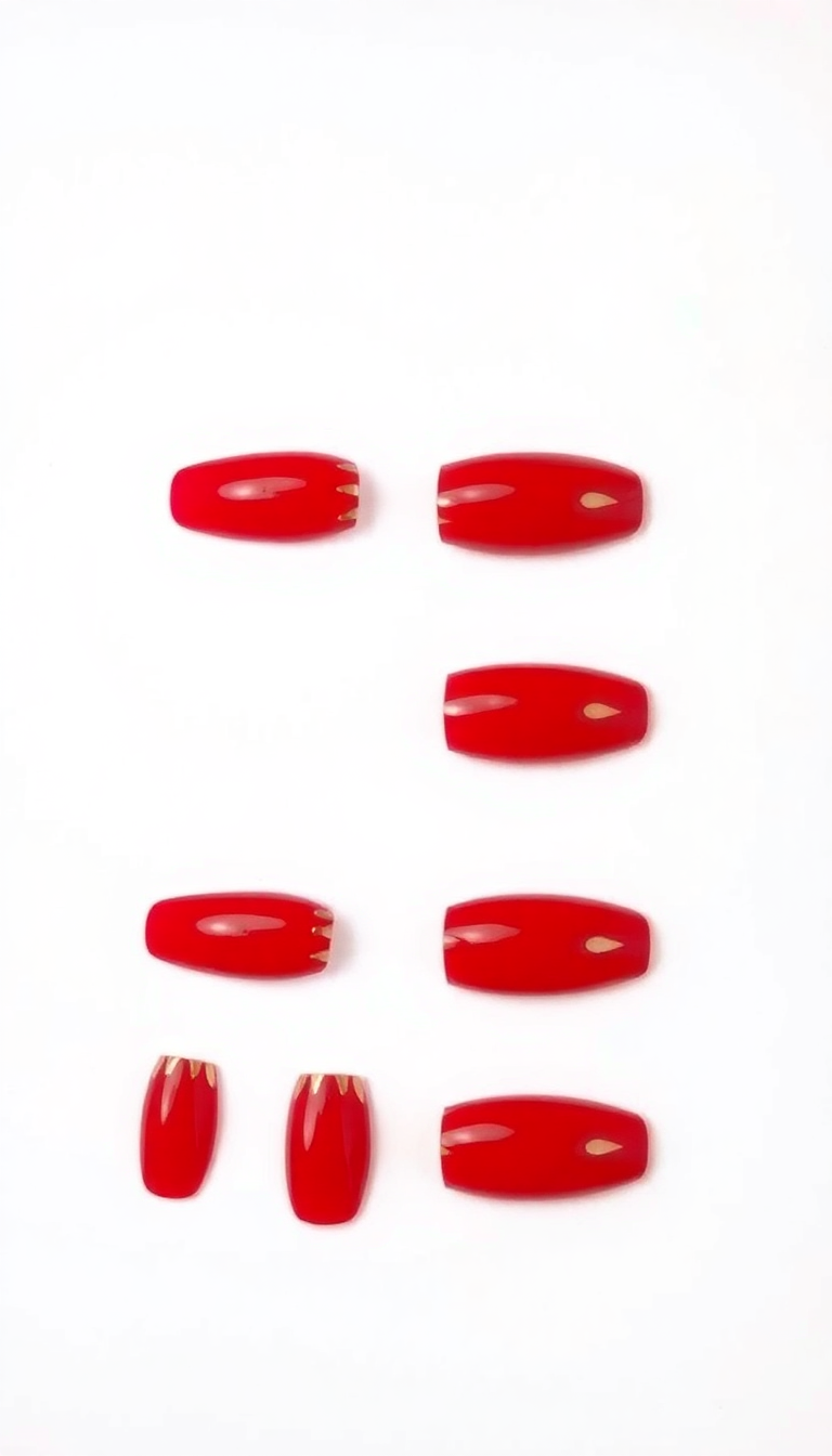 Red Press-On Nails