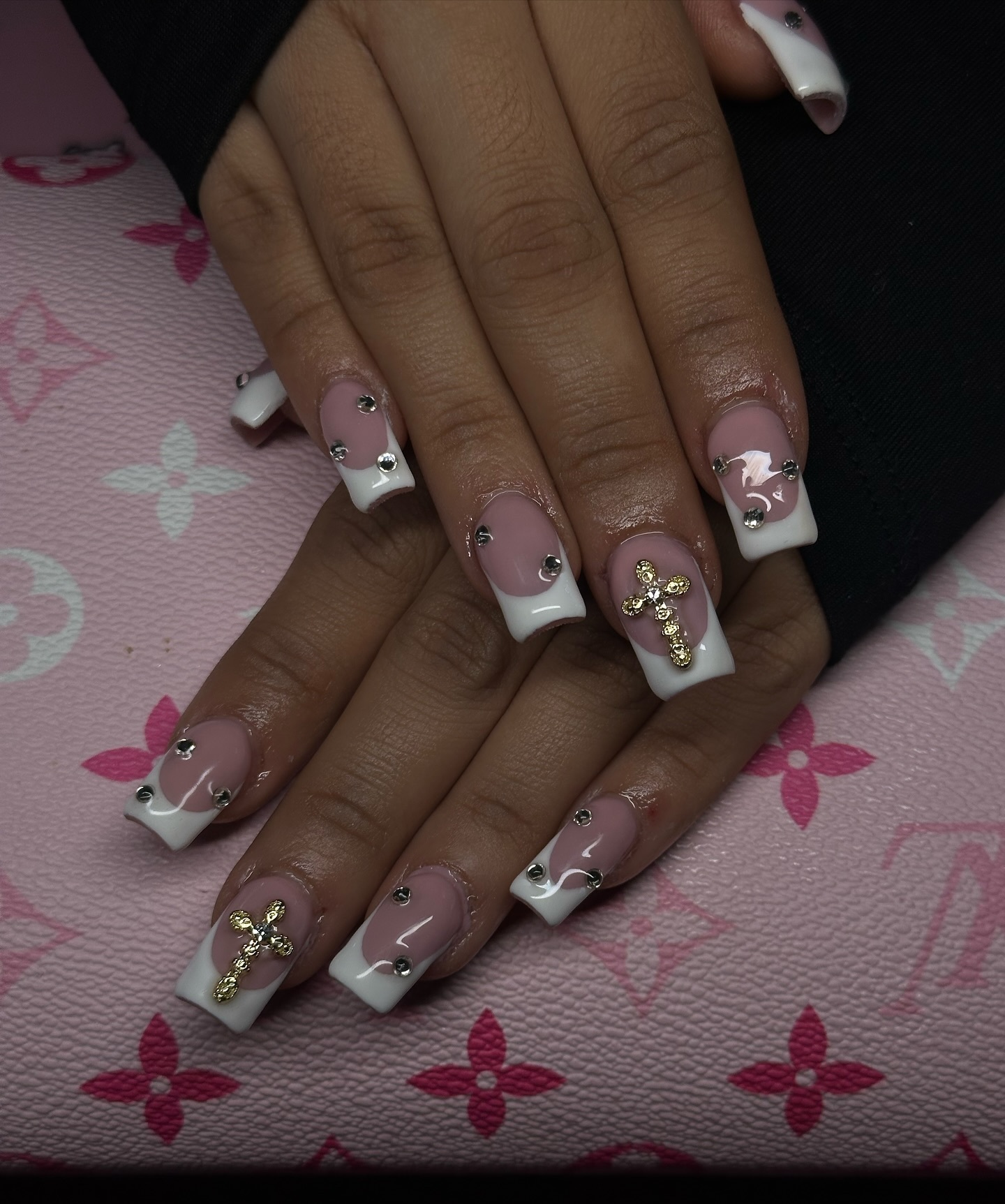 christmas nails latina