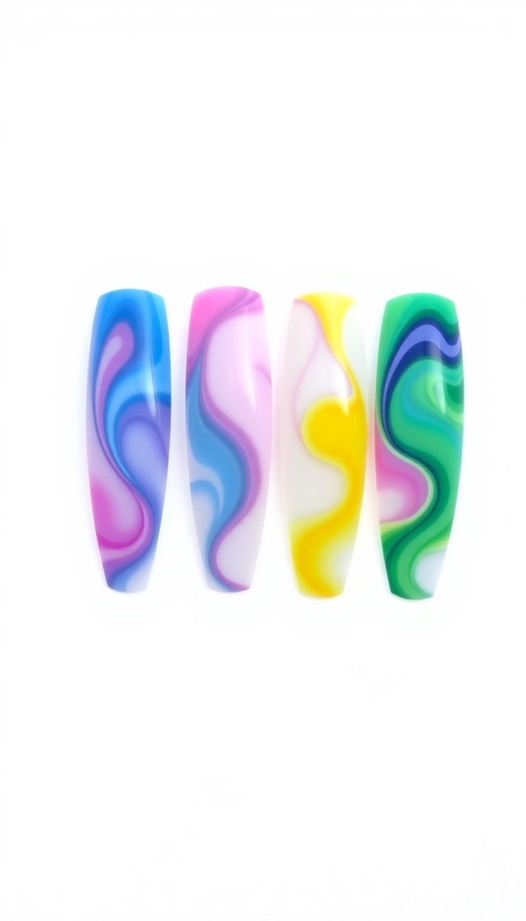 Swirly Nail Designs