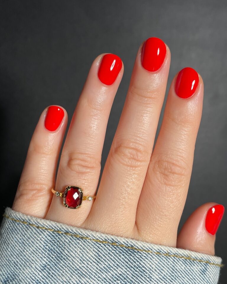 Vibrant Red Polish