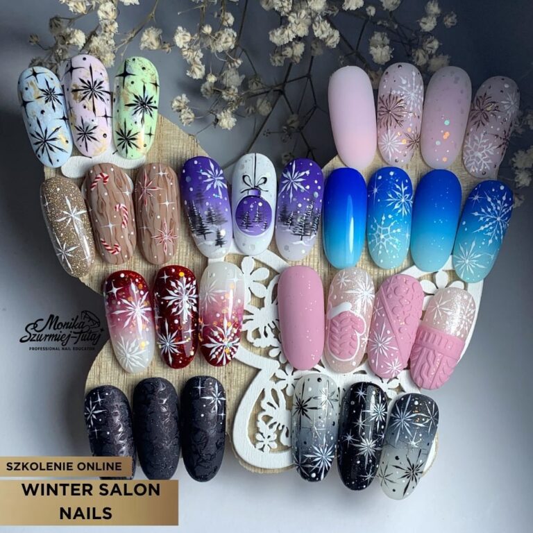 Winter Salon Nails