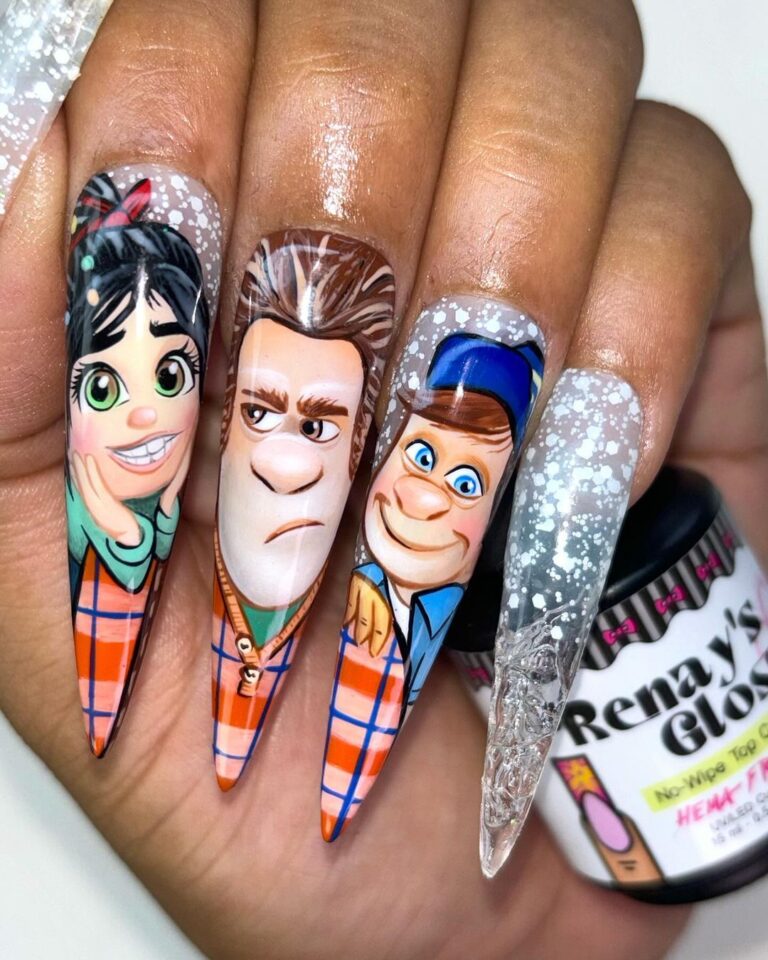 Wreck-it Ralph Nails