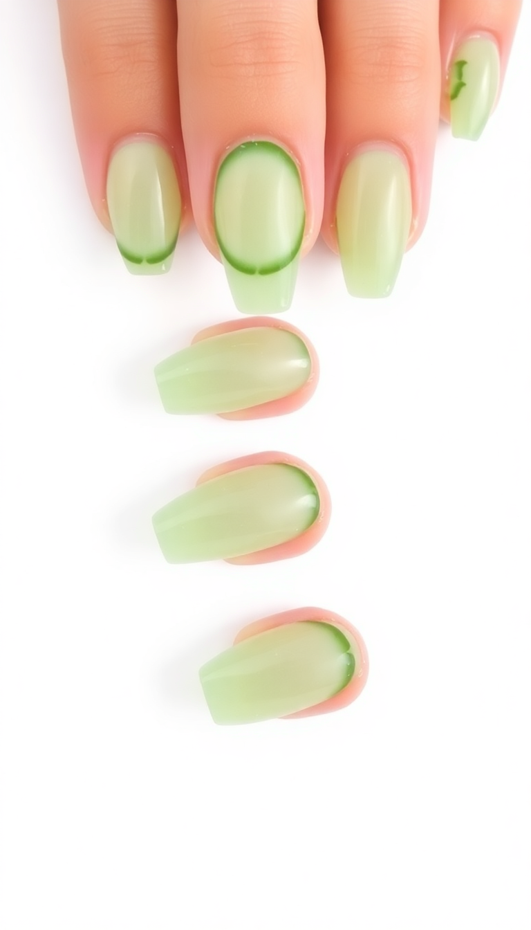 10. Cucumber Nail Mask