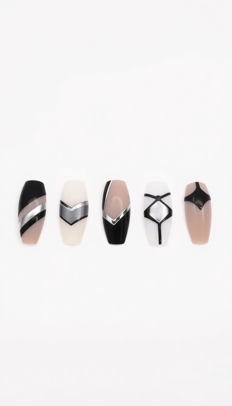 10. Modern Edge Nails