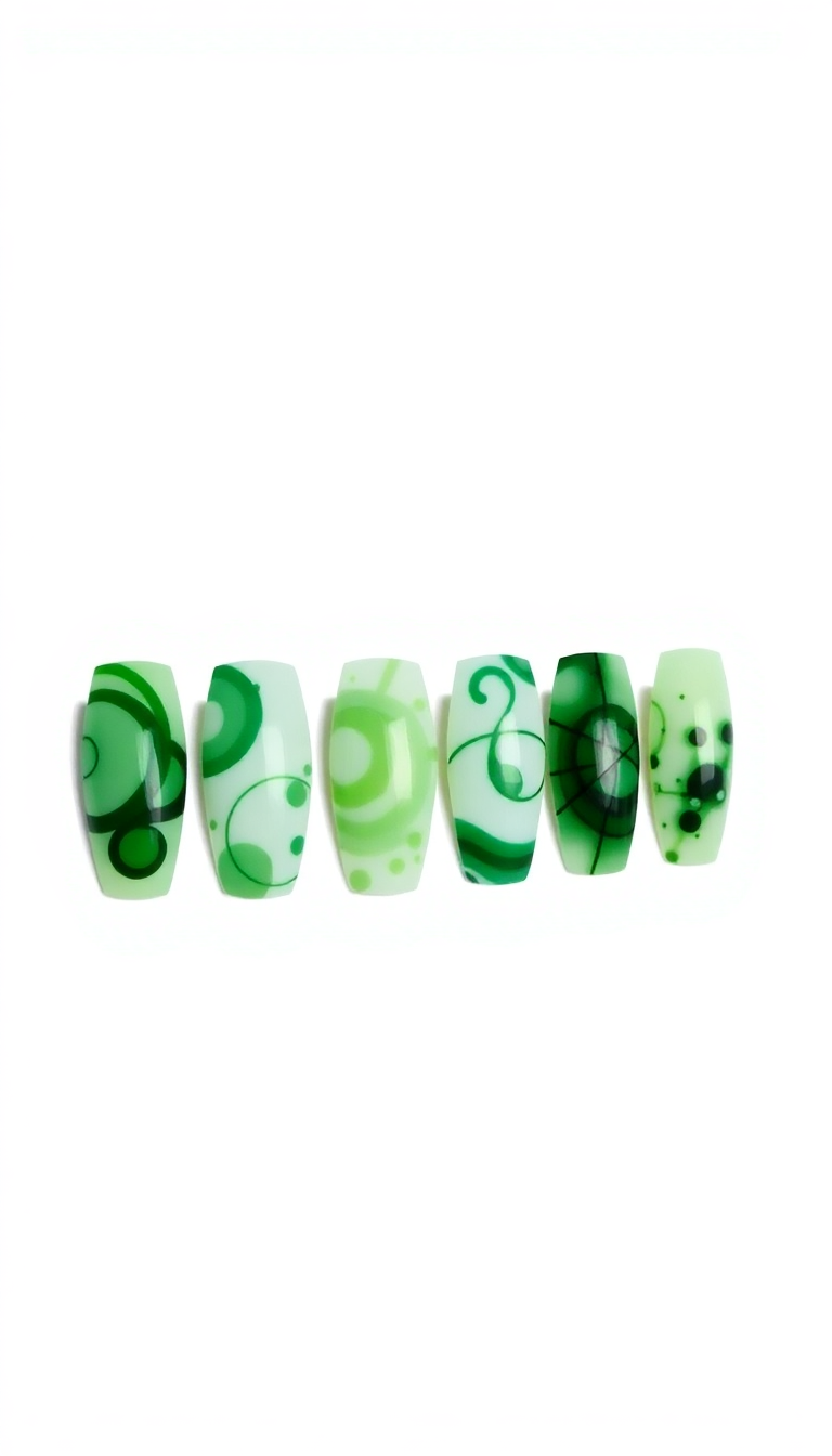 11. Abstract Art in Green