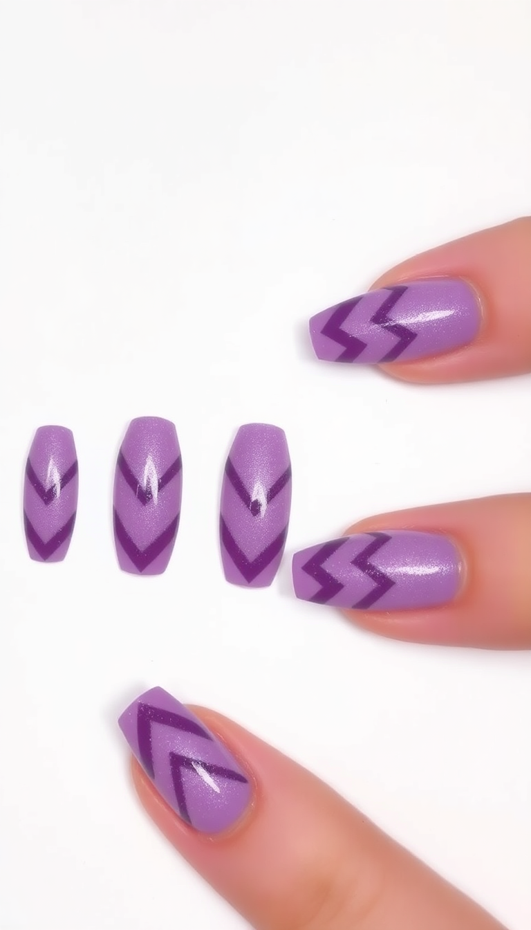 11. Twilight Purple Chevron