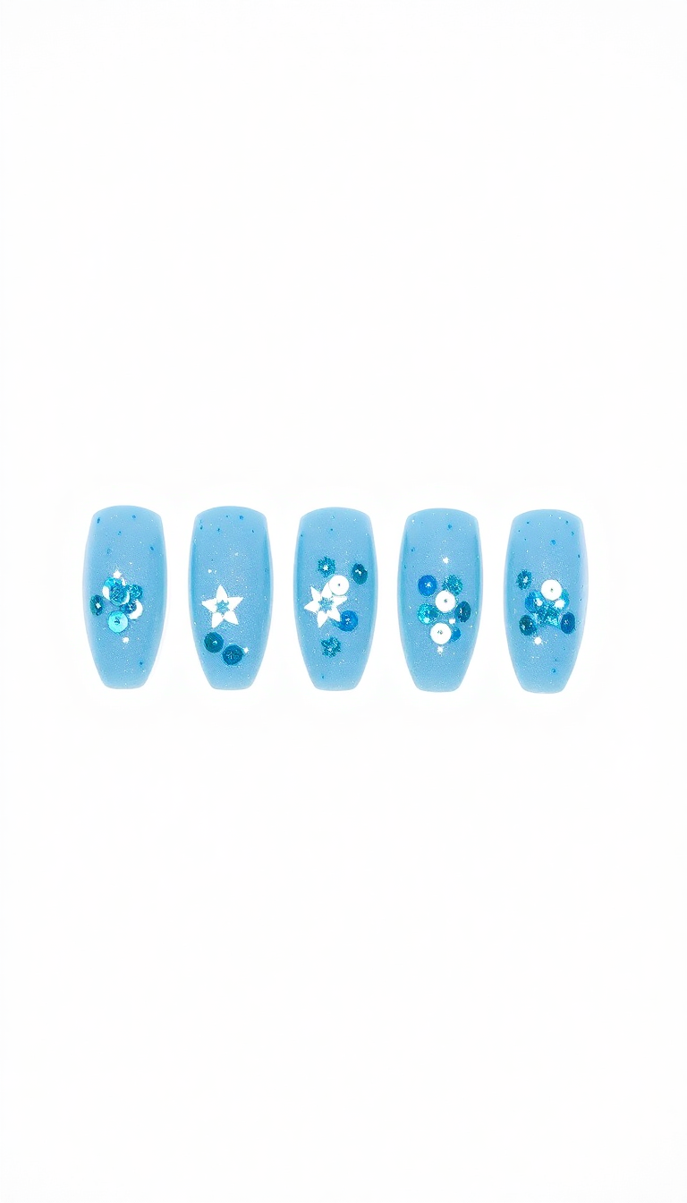 15. Arctic Blue Sequins