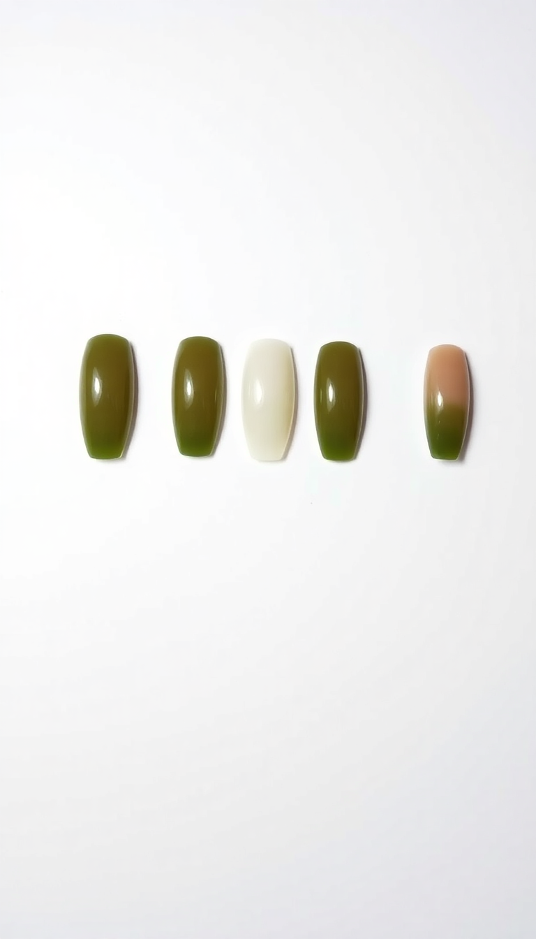 15. Olive Ombre Overlays