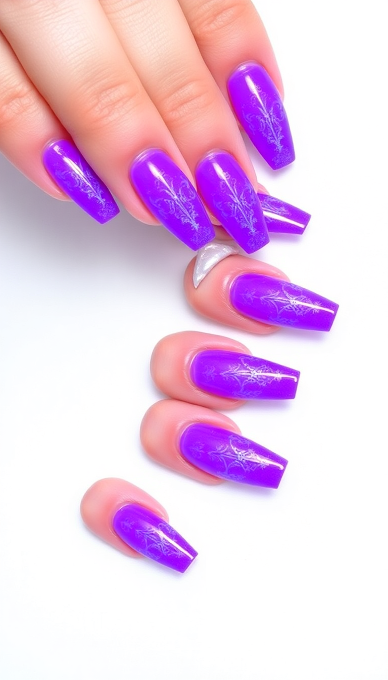 17. Glowing Neon Purple