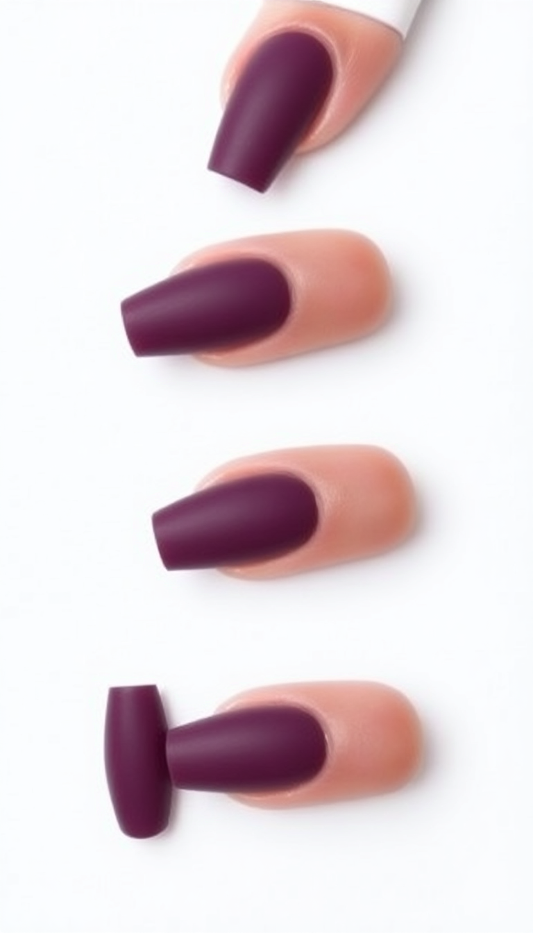 17. Matte Plum Perfection