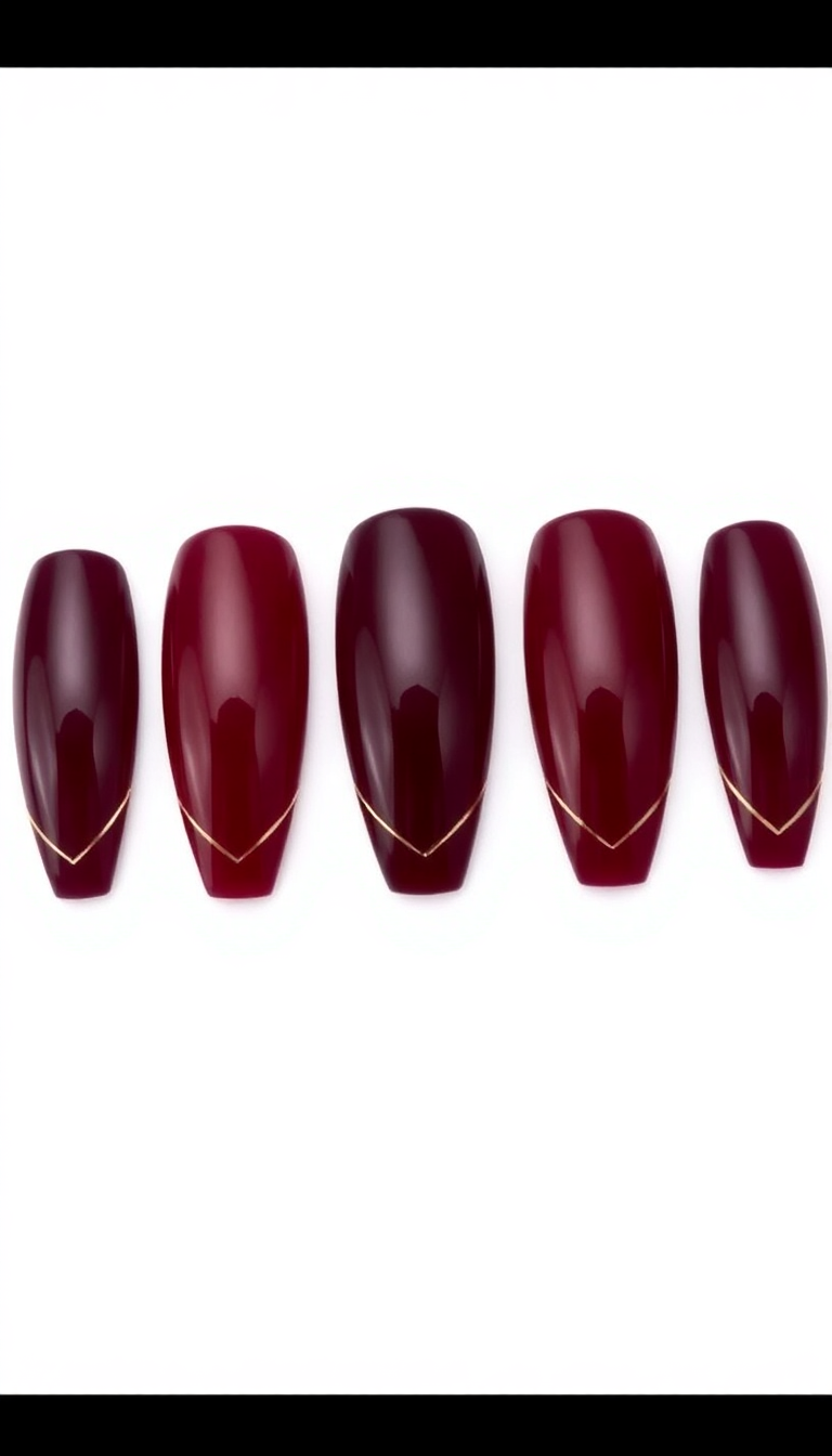 2. Deep Burgundy Bliss