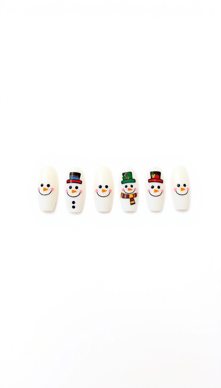 4. Quirky Snowman Designs