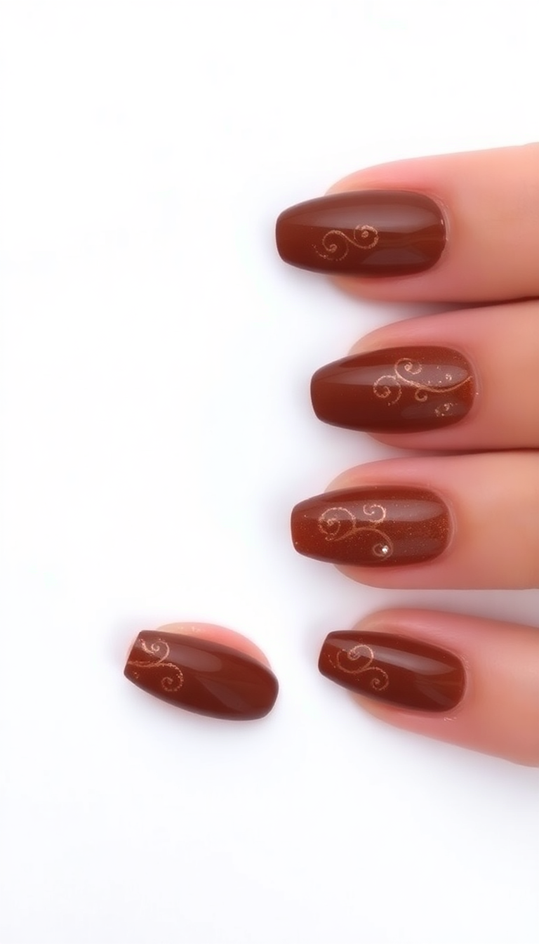 4. Rich Chocolate Brown Elegance