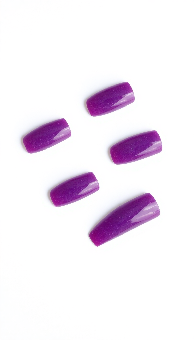 7. Glossy Grape Highlights