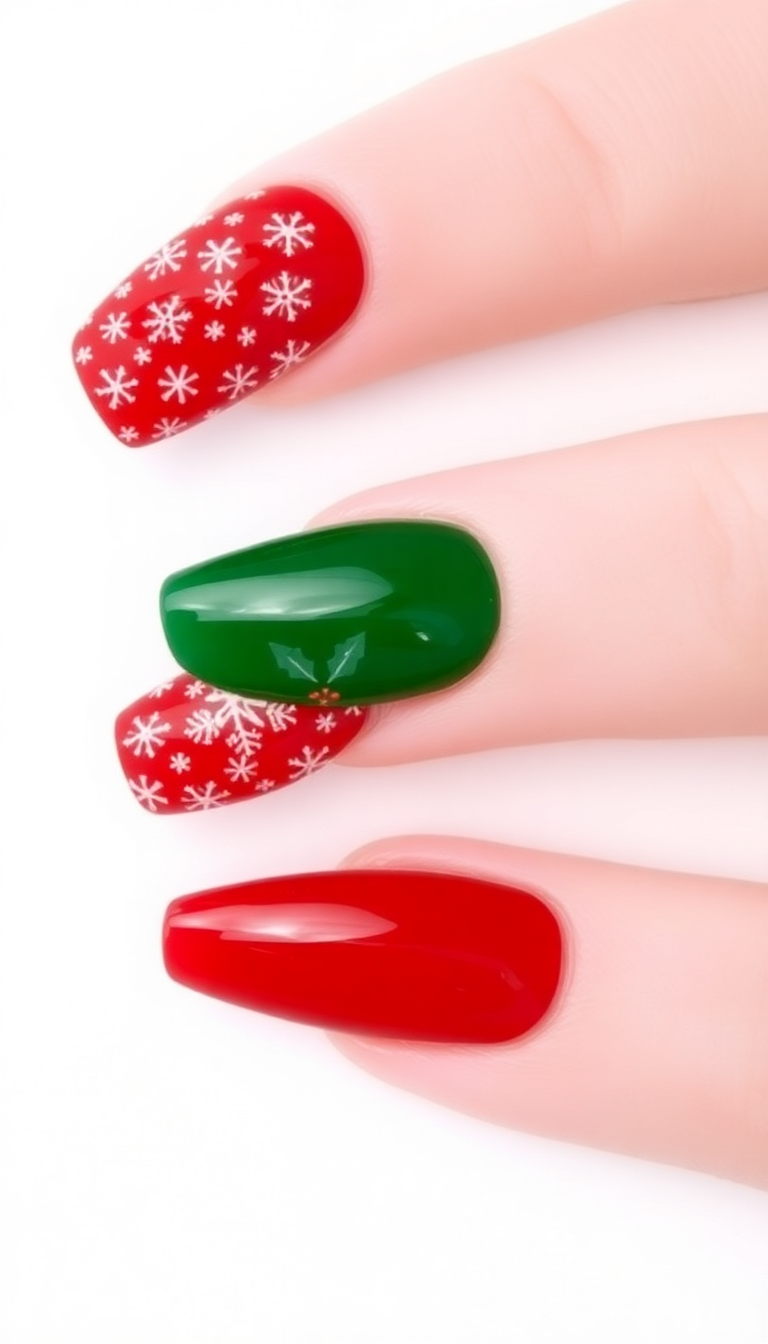 8. Classic Red and Green Holiday Cheer