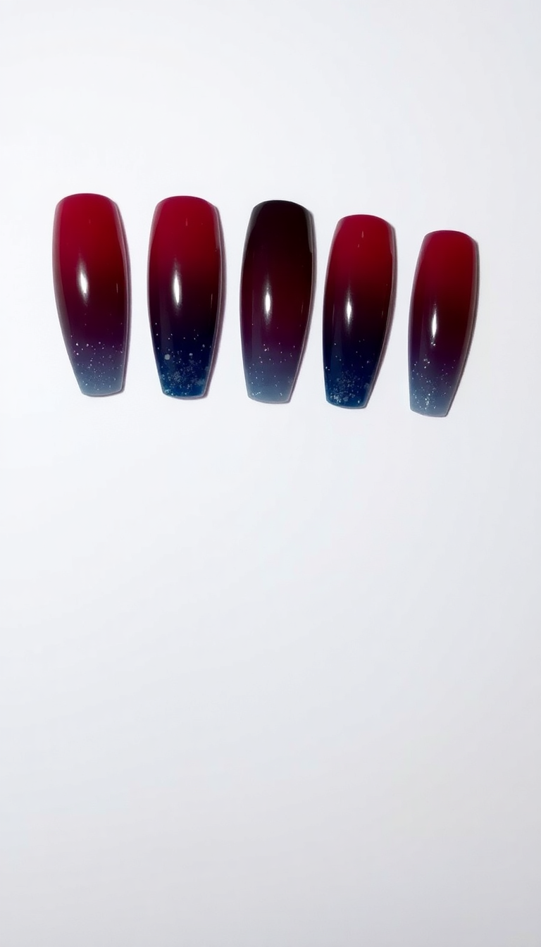 12. Dark Red and Midnight Blue Combo