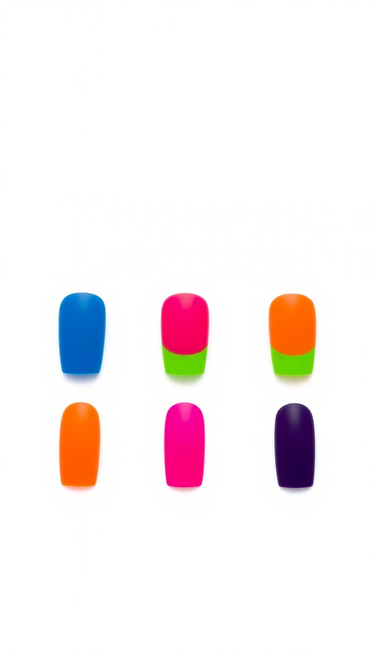 12. French Tips with a Twist - Classic with a Colorful Edge