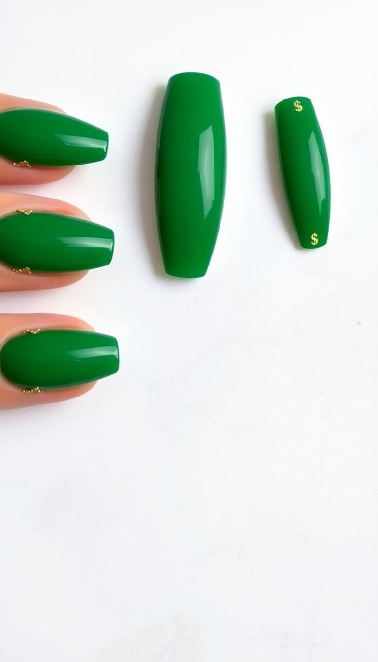 12. Money Green Manicure