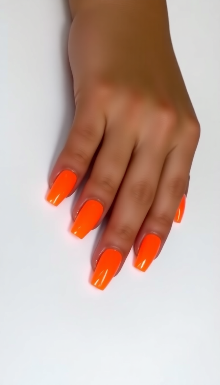 13. Bright Neon Orange