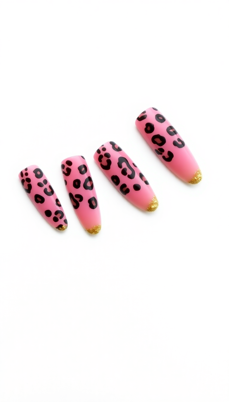 13. Chic Pink Leopard Flair