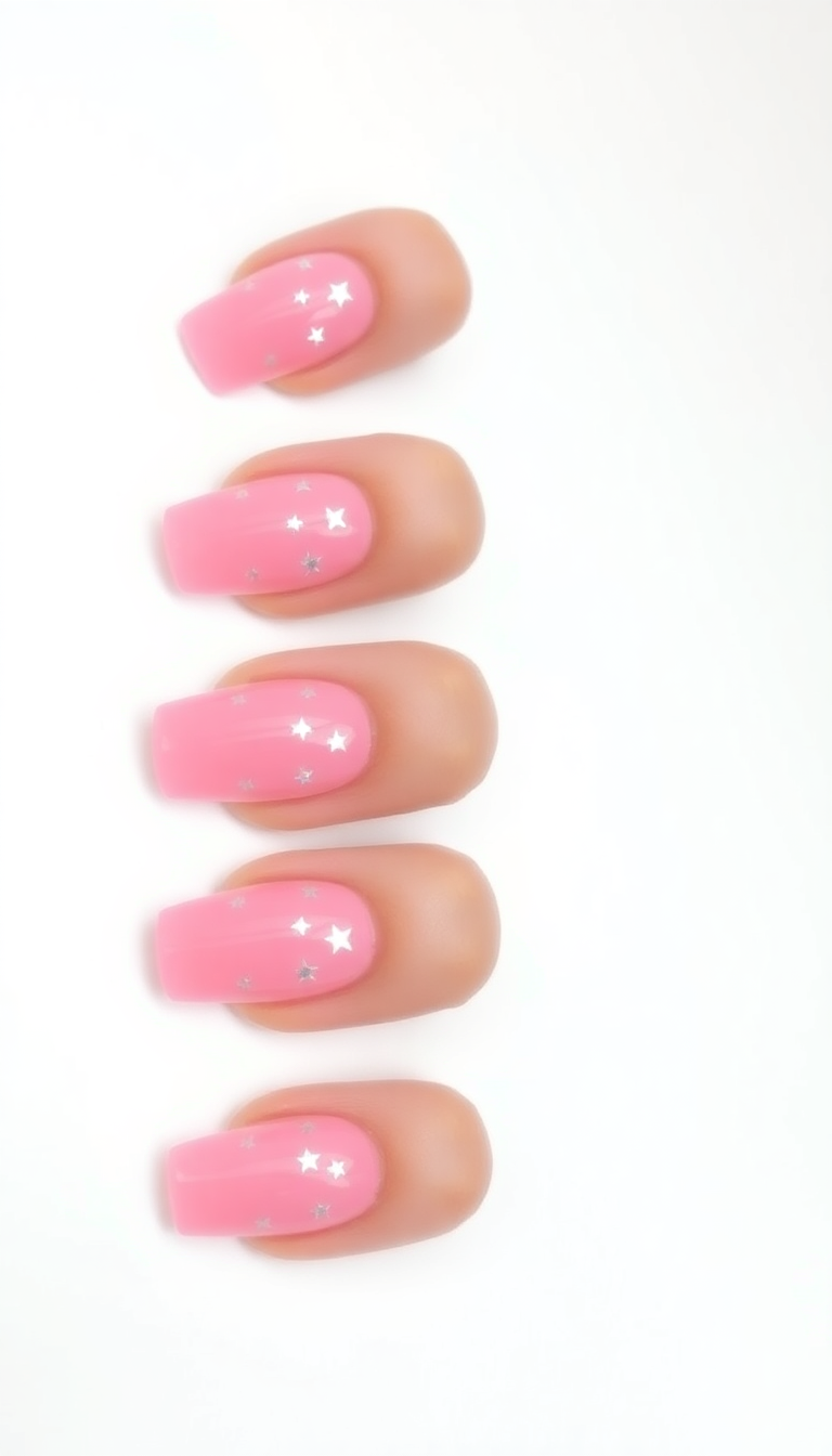 14. Candy Pink with Tiny Stars