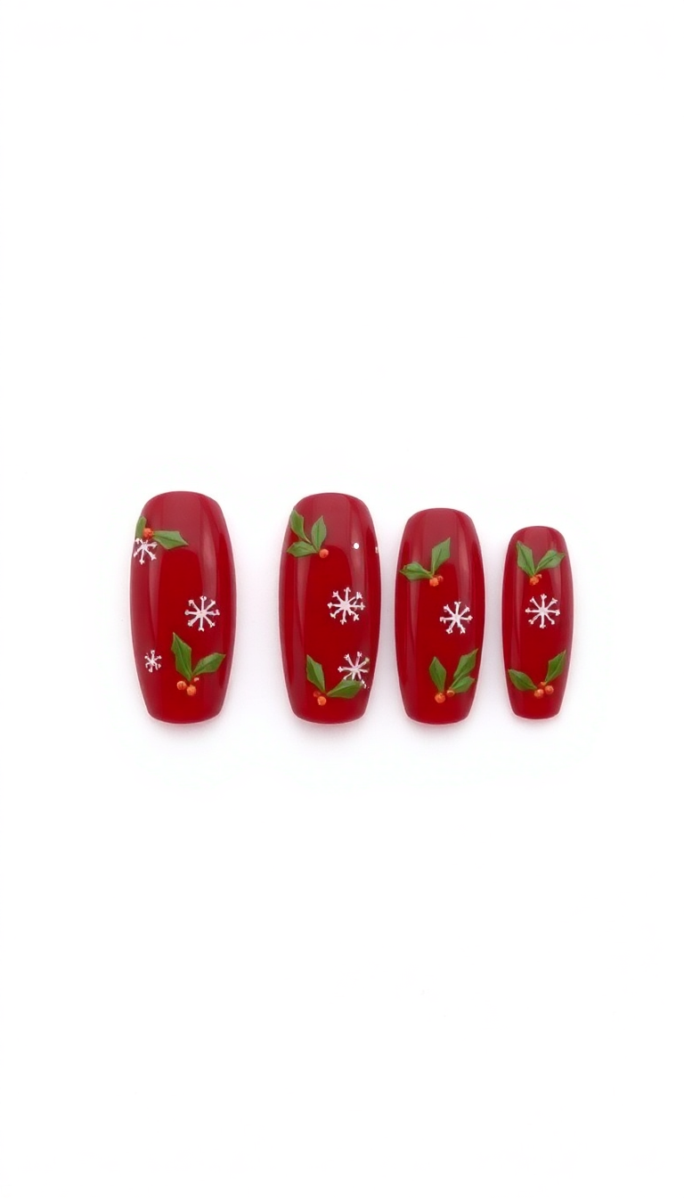 14. Holly Berry Red Designs