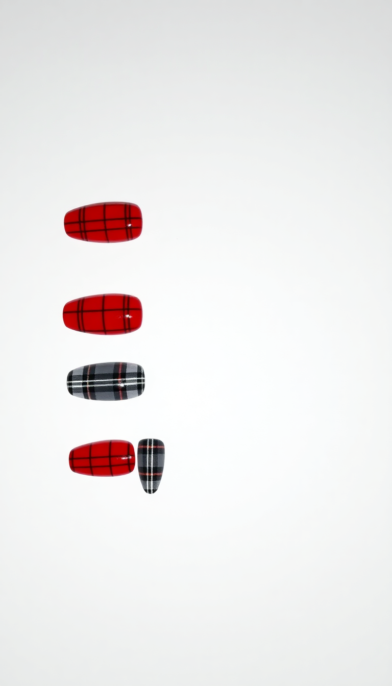 17. Red and Plaid Combo