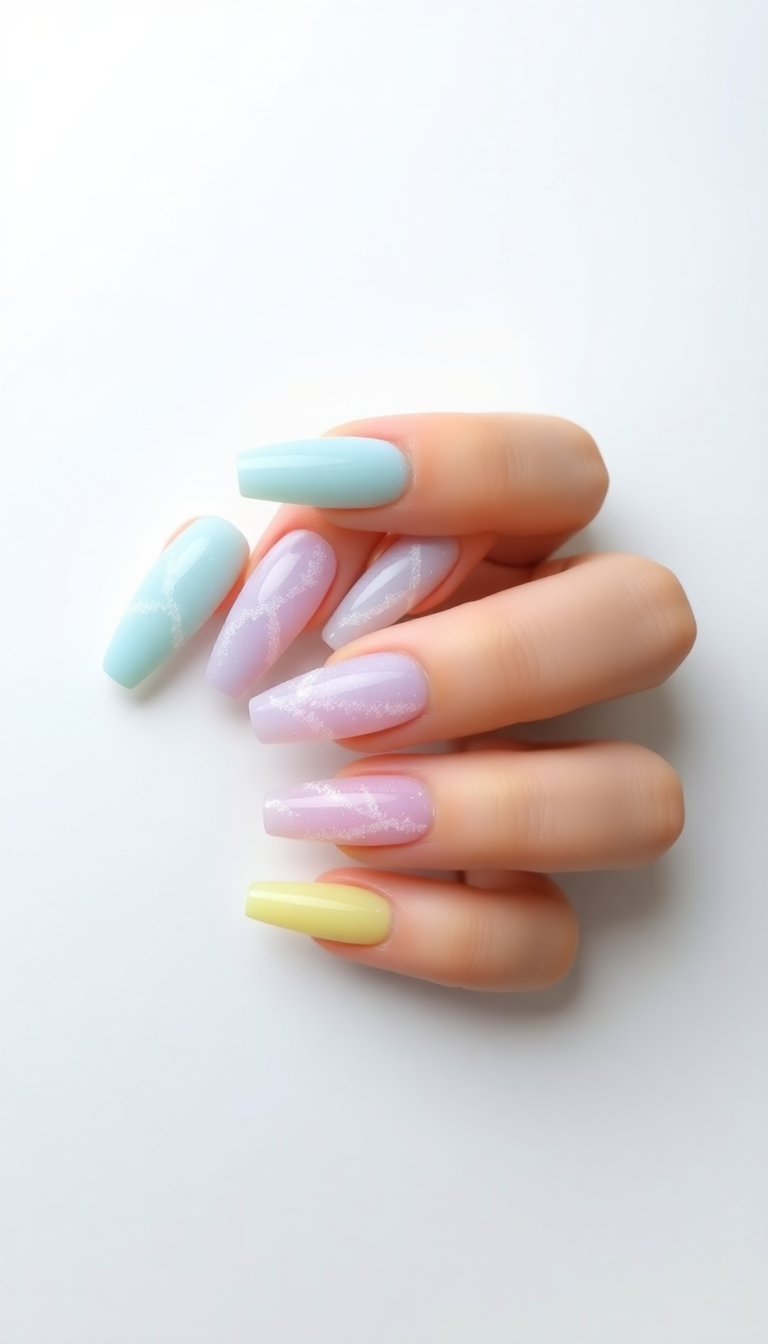 2. Frosted Pastels - Soft Touch for the Cold